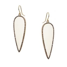 Enamel Drop Earring by Marlyn Schiff at Marlyn Schiff