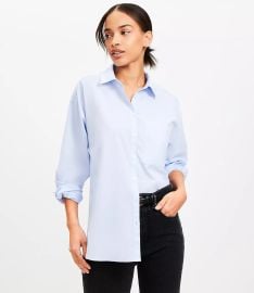 End On End Everyday Oversized Pocket Shirt at Loft