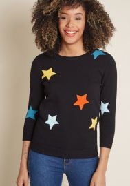 End of Starry Sweater at ModCloth