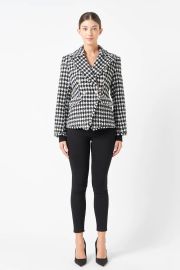 Endless Rose Checked Tweed Blazer at Objectrare