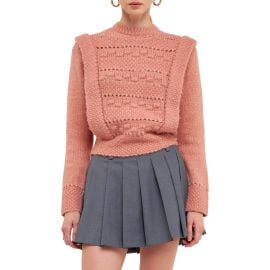 Endless Rose Chunky Knit Sweater at Nordstrom