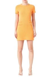 Endless Rose Knit Minidress in Orange at Nordstrom