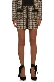 Endless Rose Premium Fringe Tweed Miniskirt at Nordstrom