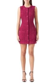 Endless Rose Sleeveless Tweed Minidress at Nordstrom