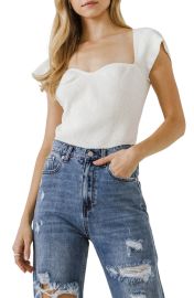 Endless Rose Sweetheart Neck Top at Nordstrom