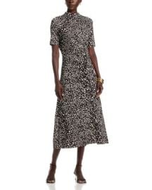 Endre Print Viscose Blend Jersey Fabric Dress at Bloomingdales