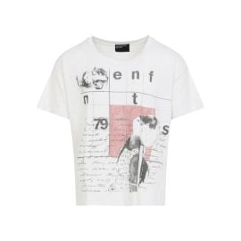 Enfants Riches Dprims PharmacistS Daughter White Cotton T-Shirt ShopSimon at Shop Simon