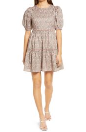 English Factory Floral Puff Sleeve Dress at Nordstrom