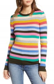 WornOnTV: Felicity’s multi-colored stripe sweater on Arrow | Emily Bett ...