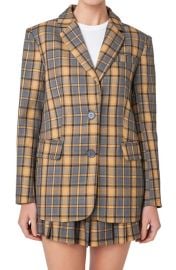 English Factory Plaid Blazer at Nordstrom