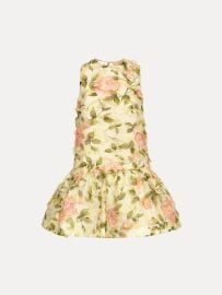 English Rose Fil Coup Dress at Oscar de la Renta