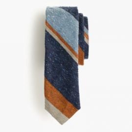 English silk tie in mixed stripe at J. Crew