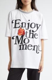 Enjoy the Moment Crystal Embellished T-Shirt at Nordstrom