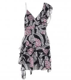 Enta printed silk minidress at Mytheresa