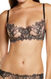 Entice Underwire Balconette Bra in Black/Nylon by Skarlett Blue at Nordstrom