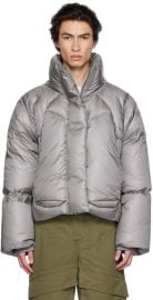 Entire Studios Exclusive Gray UVR Down Jacket at ssense