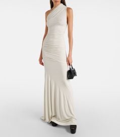 Entire Studios Pillar ruched gown at Mytheresa