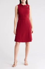 Envelope Neck Fit & Flare Dress at Nordstrom Rack