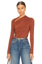 Enza Costa Lurex Jersey Top at Revolve