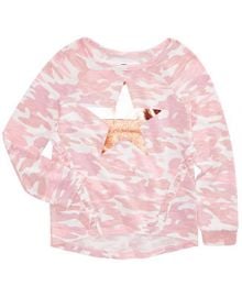 Epic Threads Big Girls Camo-Print Top  Created for Macy s   Reviews - Shirts   Tees - Kids - Macy s at Macys