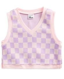 Epic Threads Big Girls Stella V-Neck Checkered Vest Created for Macys - Macys at Macys