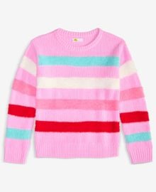 Epic Threads Girls39 5-20 Feather Stripe Long-Sleeve Sweater Macy39s Exclusive - Macy39s at Macys