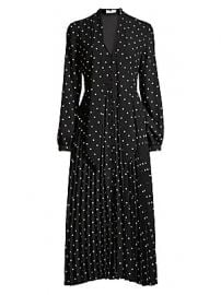 Equipment - Amirin Polka-Dot Button-Front Dress at Saks Fifth Avenue