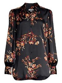 Equipment - Danton Floral Blouse at Saks Fifth Avenue