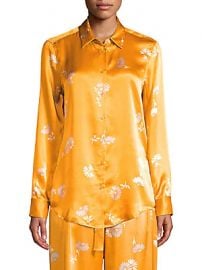 Equipment - Essential Silk Print Blouse at Saks Off 5th