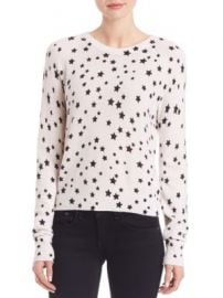 Equipment - Kate Moss For Equipment Ryder Star-Print Cashmere Sweater at Saks Off 5th