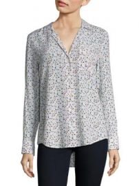 Equipment - Kiera Floral-Print Silk Shirt at Saks Fifth Avenue