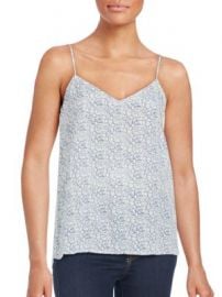 Equipment - Layla Floral-Print Silk Camisole at Saks Off 5th