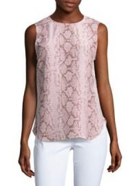 Equipment - Lyle Printed Silk Top at Saks Off 5th