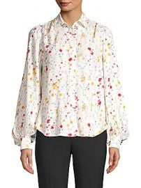 Equipment - Marcilly Floral Shirt at Saks Off 5th