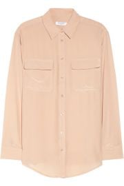 Equipment   Signature washed-silk shirt at Net A Porter