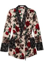 Equipment   Theron floral-print silk robe at Net A Porter