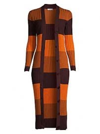 Equipment - Verelle Colorblock Wool Duster Cardigan at Saks Fifth Avenue