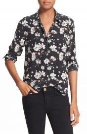 Equipment  Leema  Floral Print Silk Shirt at Nordstrom