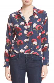 Equipment  Slim Signature  Floral Print Silk Shirt at Nordstrom