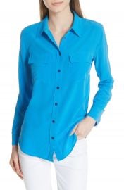 WornOnTV: Carissa’s blue button down shirt on E! News Daily Pop ...