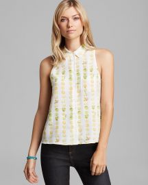 Equipment Blouse Mina Sleeveless Orchard Blossom Print at Bloomingdales