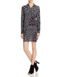 Equipment Clean Lucida Leopard Silk Shirt Dress at Bloomingdales