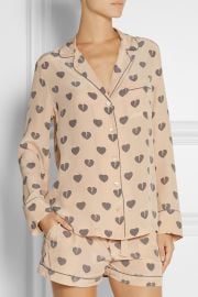 Equipment Heart Print Pajamas at Net A Porter