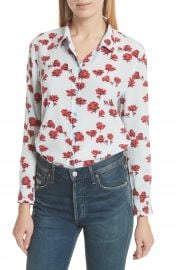 Equipment Leema Floral Silk Shirt at Nordstrom