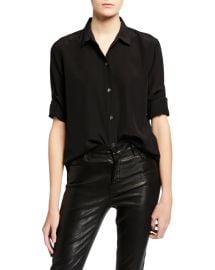 Equipment Leema Silk Button-Down Shirt at Neiman Marcus