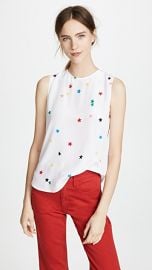 Equipment Lyle Silk Tank at Shopbop