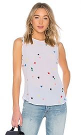 Equipment Lyle Star Tank in White Multi from Revolve com at Revolve