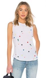 Equipment Lyle Star Tank in White Multi from Revolve com at Revolve