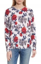 Equipment Melanie Flower Print Cashmere Sweater at Nordstrom