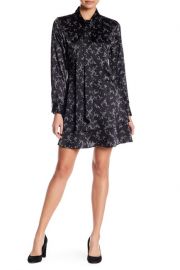 Equipment Natalia Silk Tie Neck Floral Dress at Nordstrom Rack